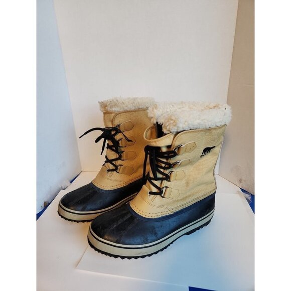 Sorel Other - Sorel Caribou Waterproof Snow Boots Lace Up Lined  size 8.5  Mens